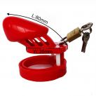 Пластиковое кольцо на пенис с замком CB6000S Sexo, 80*35 мм photo 3