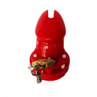 Пластиковое кольцо на пенис с замком CB6000S Sexo, 80*35 мм photo 4