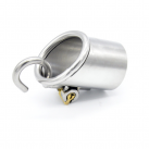 Металлическое кольцо на пенис с замком Cock Cage A213 photo 2