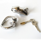 Металлическое кольцо на пенис с замком photo 5