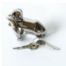 Металлическое кольцо на пенис с замком photo 4