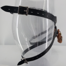 Пояс верности. На ремнях. Силикон. Коричневый. photo 5