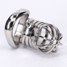 Металлическое кольцо на пенис с замком, пояс верности photo 1