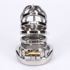 Металлическое кольцо на пенис с замком, пояс верности photo 4