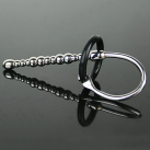 Металлическое кольцо на пенис с катетером для уретры photo 6