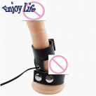 Кожанное кольцо на пенис с электростимуляцией photo 3