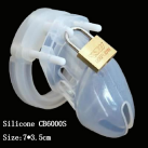 Силиконовое кольцо на пенис с замком CB6000S, пояс верности  photo 2