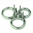 Кольцо на пенис из нержавеющей стали Cock cage, 1 шт. photo 2