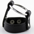 Кольцо на пенис из нержавеющей стали с кожаным ремешком, 10 шт. photo 4