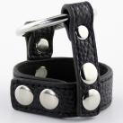 Кольцо на пенис из нержавеющей стали с кожаным ремешком, 10 шт. photo 5