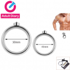 Кольцо на пенис из нержавеющей стали Cockring, размер S/L photo 2