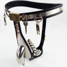 Мужской пояс верности из нержавеющей стали, 2 шт./комплект photo 2