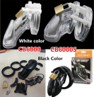 Пластиковое кольцо на пенис с замком, 2 цвета photo 2