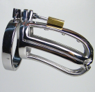 Металлическое кольцо на пенис с замком Jog CB3000 photo 2