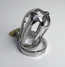 Металлическое кольцо на пенис с замком Jog CB3000 photo 3