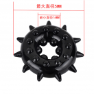 Мягкие силиконовые эрекционные кольца с шипами photo 4