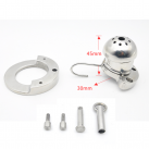 Пояс целомудрия с двойным замком из нержавеющей стали  photo 1