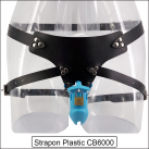 Пояс целомудрия с кожаными ремнями и пластмассовой насадкой на пенис photo 2