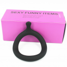 Силиконовая насадка на пенис, черная photo 1