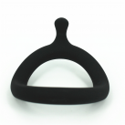 Силиконовая насадка на пенис, черная photo 3