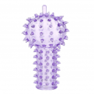 Насадка на пенис силиконовая с шипами для стимуляции клитора - 5 шт. photo 2