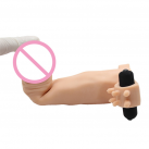 Рукав на пенис силиконовый с вибратором, 18 на 4.2 см photo 5