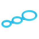 Кольцо для пениса. Тройное. Силикон. photo 5