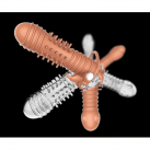 Силиконовая насадка на пенис Cockring с вибрацией photo 5