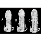 Силиконовая насадка на пенис Cockring с вибрацией photo 3