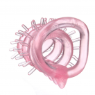 Силиконовая насадка на пенис из нескольких колец photo 2