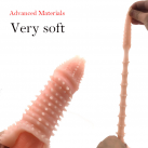 Силіконова насадка на пеніс, реалістична, 5.5 дюймів photo 3