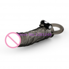 Силиконовая насадка с кольцом на пенис и с вибрацией photo 2