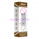 Силиконовая насадка с кольцом на пенис и с вибрацией photo 1