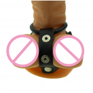 Кольца на пенис. Кожа, силикон. photo 4