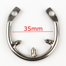 мужской пояс целомудрия стальной с катетером для уретры photo 5