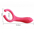 Вибрационное кольцо на пенис со стимулятором для клитора photo 4