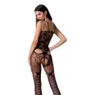 Ажурный бодистокинг с интимными вырезами Passion BS076 black photo 2