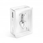 Анальна пробка з стразом Diogol Anni R Clover Silver Кристал 25мм photo 2