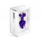 Анальна пробка з стразами Diogol ANNI round purple Рубін 25мм photo 2