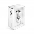 Анальна пробка з стразом Diogol ANNI round silver Карбонад 25мм photo 2