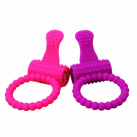 Ребристые эрекционные кольца со стимулятором для клитора photo 2