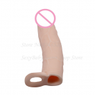 Реалистичная насадка на пенис Extender из силикона photo 1