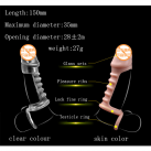 Силиконовая насадка на пенис с кольцом Extender Cockring photo 3