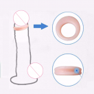 Силиконовая насадка на пенис, 1 комплект photo 3