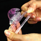 Силиконовое кольцо Кролик на пенис с вибрацией photo 5