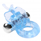 Силиконовое кольцо Бобочка на пенис с вибрацией IKOKY photo 3