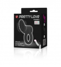 Силиконовое эрекционное кольцо Prettylove с вибрацией photo 1