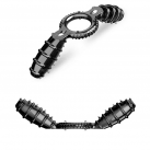 Силиконовое эрекционное кольцо с двойной вибрацией photo 1