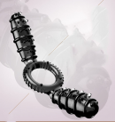 Силиконовое эрекционное кольцо с двойной вибрацией photo 2