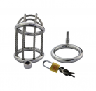 Пояс верности для мужчин. Нержавеющая сталь. С замком. photo 3